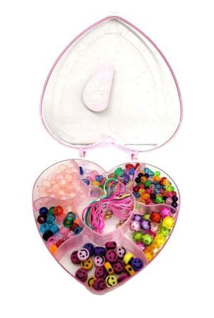 SET BIJOU TINY EN CAJITA ACRILICA CORAZON COD 54939 - Imagen 2