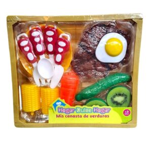 SET COMIDA CON ABROJO DULCE HOGAR EL DUENDE AZUL VR2 7477 SET CON UN HUEVO