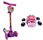 MONOPATIN PRINCESAS PLEGABLE CON KIT DE PROTECCION VR1 12213 ROSA