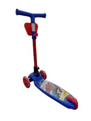 MONOPATIN SPIDERMAN PLEGABLE CON KIT DE PROTECCION VR2 12212 AZUL - Imagen 2