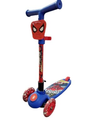 MONOPATIN SPIDERMAN PLEGABLE CON KIT DE PROTECCION VR2 12212 AZUL - Imagen 4