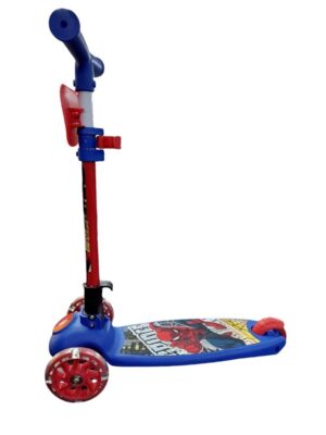 MONOPATIN SPIDERMAN PLEGABLE CON KIT DE PROTECCION VR2 12212 AZUL - Imagen 6