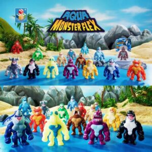 FIGURA STRECH ESTIRABLE MONSTER FLEX AQUA VR10 AMF-20004 SPYRO - Imagen 5