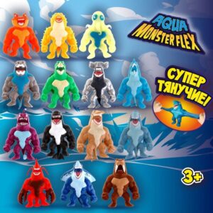 FIGURA STRECH ESTIRABLE MONSTER FLEX AQUA VR10 AMF-20004 SPYRO - Imagen 4