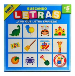 JUEGO BINGO INFANTIL BUSCANDO LETRAS RUIBAL COD H483 - Imagen 6