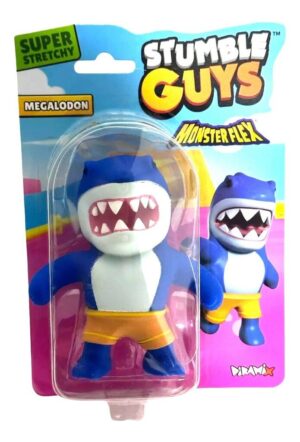 FIGURA STRECH MONSTER FLEX STUMBLE GUYS VR5 SGMF-30006 MEGALODON - Imagen 3