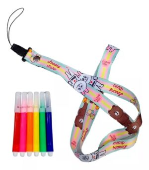 CAMARA IMPRESORA DE FOTOS INFANTIL CON JUEGOS MP3 VR2 D11 CELESTE - Imagen 2