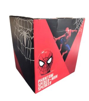 PARLANTE BLUETOOTH CON LUZ LED USB SPIDERMAN VR2 PARLASPIDER ROJO - Imagen 6