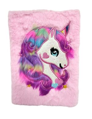 CUADERNO INFANTIL PELUCHE  UNICORNIO COD A201466 - Imagen 4