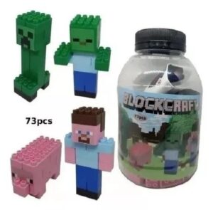 BLOQUES MINECRAFT EN POTE 73 PIEZAS COD MM1 - Imagen 4