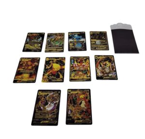 PACK X 5 SOBRES C/10 CARTAS POKEMON NEGRAS CADA UNA COD F1059-10 - Imagen 4