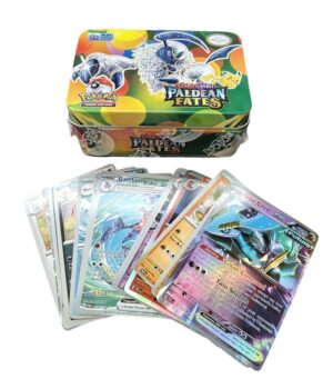 LATA CON 40 CARTAS POKEMON ESCARLATA Y VIOLETA VR7 DEP-16301 MODELO 16310