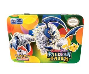 LATA CON 40 CARTAS POKEMON ESCARLATA Y VIOLETA VR7 DEP-16301 MODELO 16310 - Imagen 3