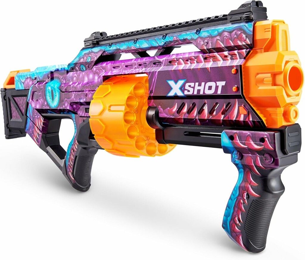 AMETRALLADORA X-SHOT C/ DARDOS SKINS LAST STAND VR7 7300 ENIGMA - Imagen 3