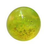 PELOTA ANTIESTRES SQUEEZE BALL CON GLITTER VR2 NA201758 AMARILLO