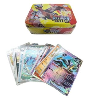 LATA CON 40 CARTAS POKEMON ESCARLATA Y VIOLETA VR4 DEP-16301 MODELO 16306