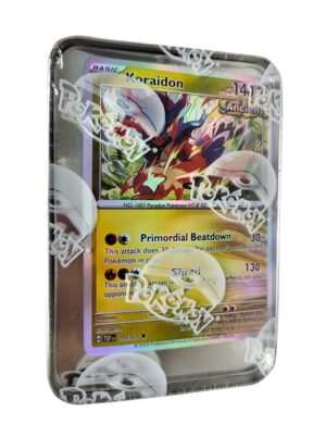 LATA CON 40 CARTAS POKEMON ESCARLATA Y VIOLETA VR4 DEP-16301 MODELO 16306 - Imagen 5