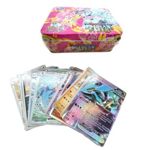 LATA CON 40 CARTAS POKEMON ESCARLATA Y VIOLETA VR6 DEP-16301 MODELO 16309