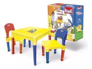 MESITA CON 2 SILLAS INFANTIL LUNI EN CAJA COD 1413