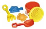 SET BALDE DE PLAYA GRANDE 6 PIEZAS LUNI CON ACCESORIOS COD 1605
