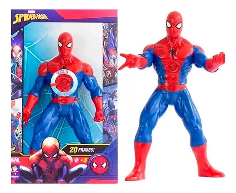 FIGURA GIGANTE SPIDERMAN CON 20 FRASES COD 0580