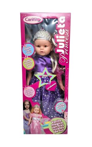 CARINITO JULIETA PRINCESA CON VARITA VR5 0680 VESTIDO VIOLETA