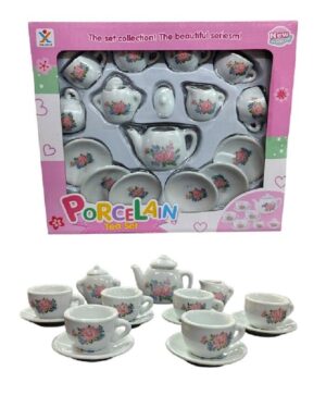 SET JUEGO DE TE PORCELANA 16 PIEZAS COD 808-D48