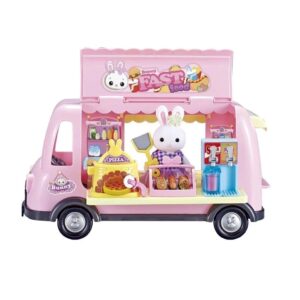 PLAYSET CONEJITO TRUCK COMIDA RAPIDA CON 2 MUÑECOS Y ACCS COD 6623 - Imagen 2