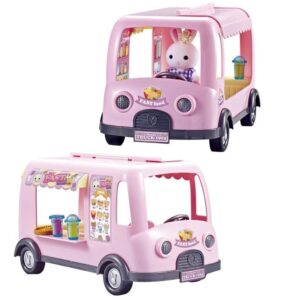 PLAYSET CONEJITO TRUCK COMIDA RAPIDA CON 2 MUÑECOS Y ACCS COD 6623 - Imagen 3