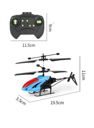 HELICOPTERO CONTROL REMOTO 4 CANALES F-350 VR4 YR01012 AZUL - Imagen 3