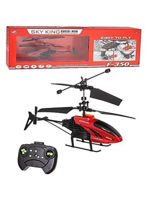 HELICOPTERO CONTROL REMOTO 4 CANALES F-350 VR3 YR01012 ROJO