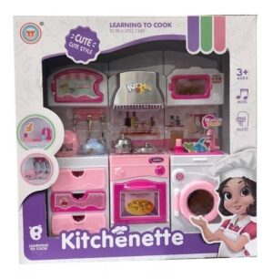 SET COCINA CON ACCESORIOS SONIDO Y LAVA CON AGUA COD V101 - Imagen 2