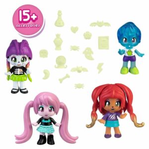 PINYPON X4 FIGURAS TERRIFIC FRIENDS ACCS BRILLAN EN LA OSCURIDAD COD PNY47000 - Imagen 2