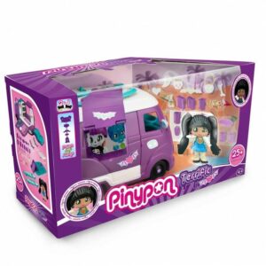 SET PINYPON TERRIFIC CAMIONETA VAN CON FIGURA Y ACCS COD PNY49000