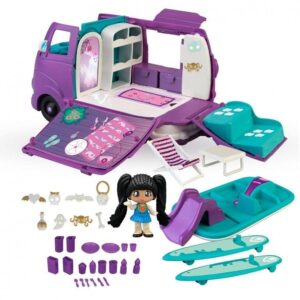 SET PINYPON TERRIFIC CAMIONETA VAN CON FIGURA Y ACCS COD PNY49000 - Imagen 6