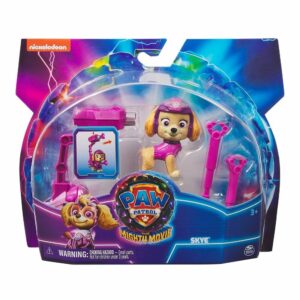 PAW PATROL FIGURA CON ACCESORIOS LINEA MIGHTY MOVIE VR4 16655 SKYE