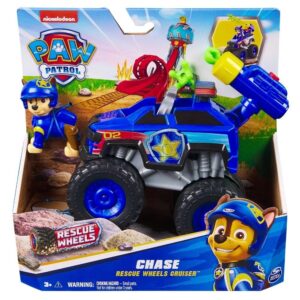 PAW PATROL RESCUE WHEELS CHASE EN SU VEHICULO C/ LANZADOR COD 17776C