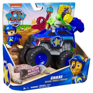 PAW PATROL RESCUE WHEELS CHASE EN SU VEHICULO C/ LANZADOR COD 17776C - Imagen 5