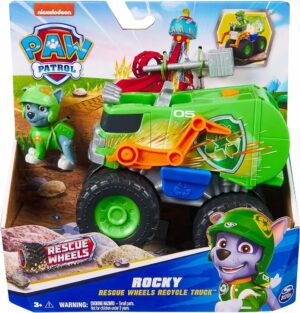 PAW PATROL RESCUE WHEELS ROCKY VEHICULO LANZADOR COD 17776RK