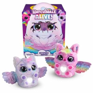 HATCHIMALS ALIVE SECRET HATCH PUFFICORN LUZ SONIDOS COD 19201