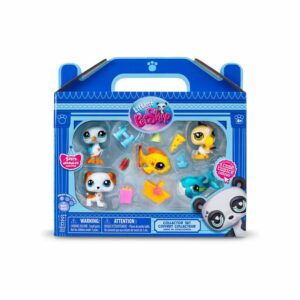 LITTLEST PET SHOP PACK FIGURAS X5 CON ACCESORIOS COD 00517