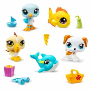 LITTLEST PET SHOP PACK FIGURAS X5 CON ACCESORIOS COD 00517 - Imagen 2