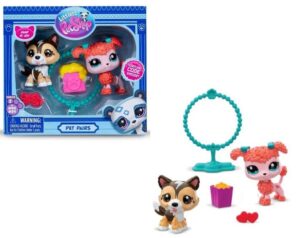 LITTLEST PET SHOP X2 FIGURAS CON ACCESORIOS SERIE 2 VR1 00620 SET 88-89
