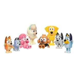 SET X 8 FIGURAS BLUEY AMIGOS Y FAMILIA COD 17676 - Imagen 2