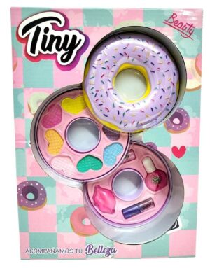 MAQUILLAJE TINY DONA PASTEL SOMBRA ESMALTES EN CAJA COD 3037