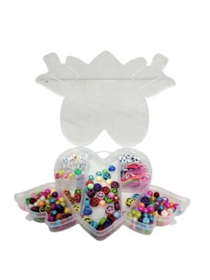 SET BIJOU TINY EN CAJITA ACRILICA CORAZON CON ALAS COD 54938 - Imagen 4