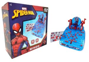 JUEGO BINGO LOTTO CON BOLILLERO DE SPIDERMAN COD 54859