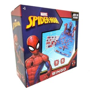 JUEGO BINGO LOTTO CON BOLILLERO DE SPIDERMAN COD 54859 - Imagen 5