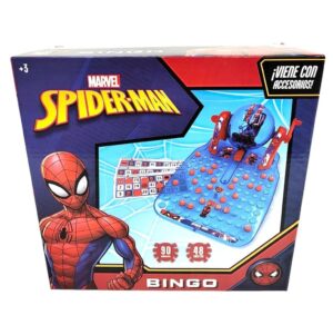 JUEGO BINGO LOTTO CON BOLILLERO DE SPIDERMAN COD 54859 - Imagen 6