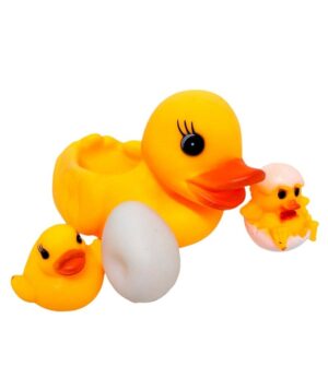 SET DE PATITOS DE GOMA CON CHIFLE PARA EL BAÑO COD 54661 - Imagen 4